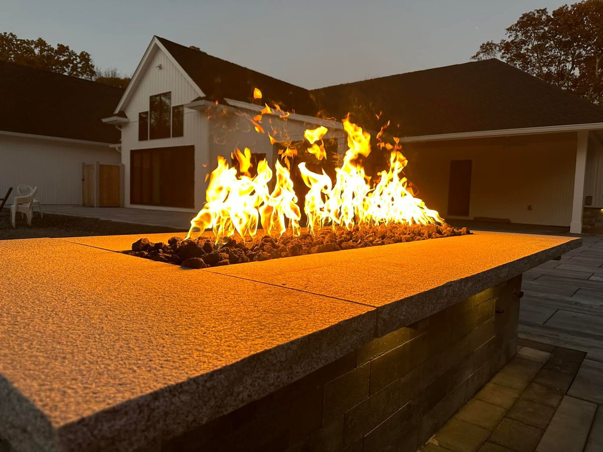 Fire Pits for Shawn's Landscaping in Mendon, MA