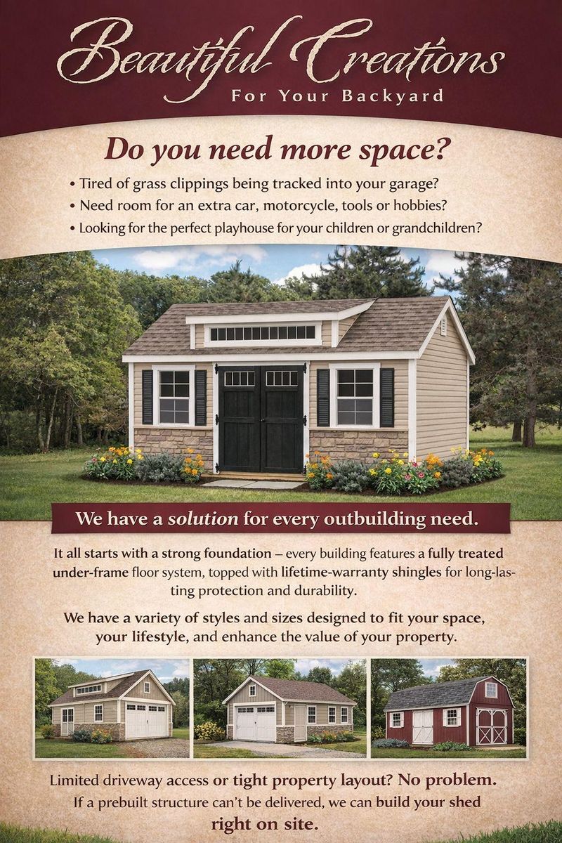 Garages for Rockhold Sheds in Deale, MD