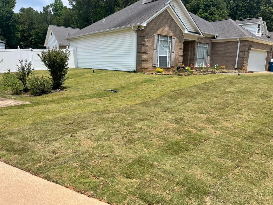 Sod Work for Greenwood Lawn & Landscaping LLC in Talladega, Alabama