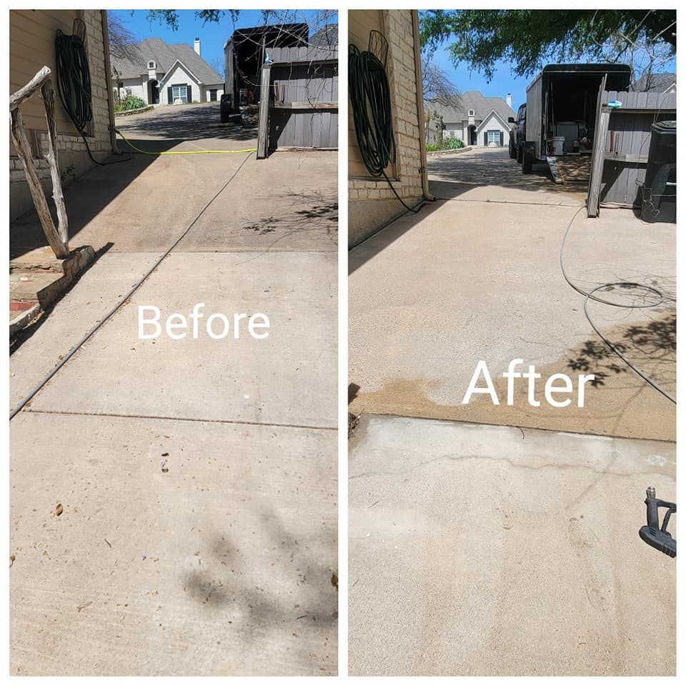 Concrete Cleaning for Tier 1 Pressure Washing in Granbury, TX