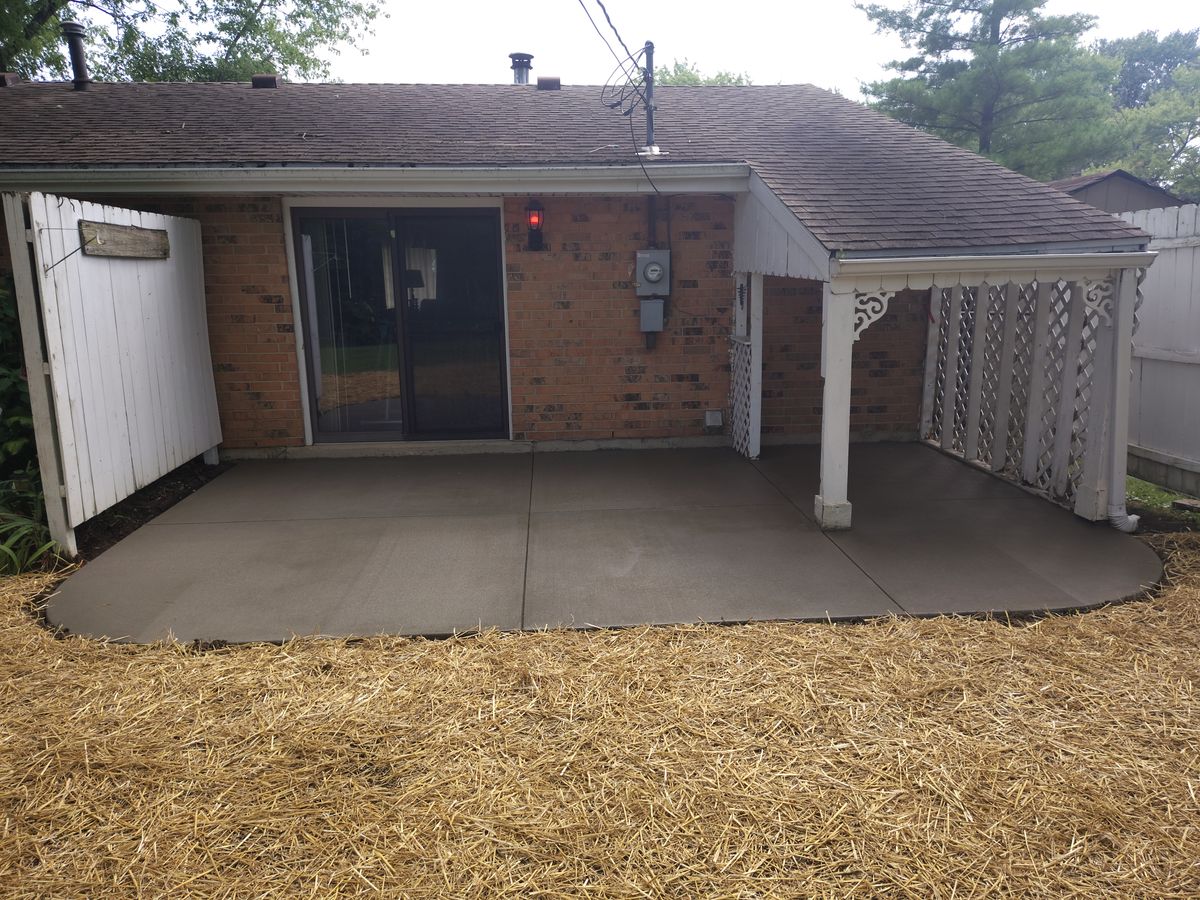 Concrete Installation for W.A. Concrete & Home Projects in Richmond, IN