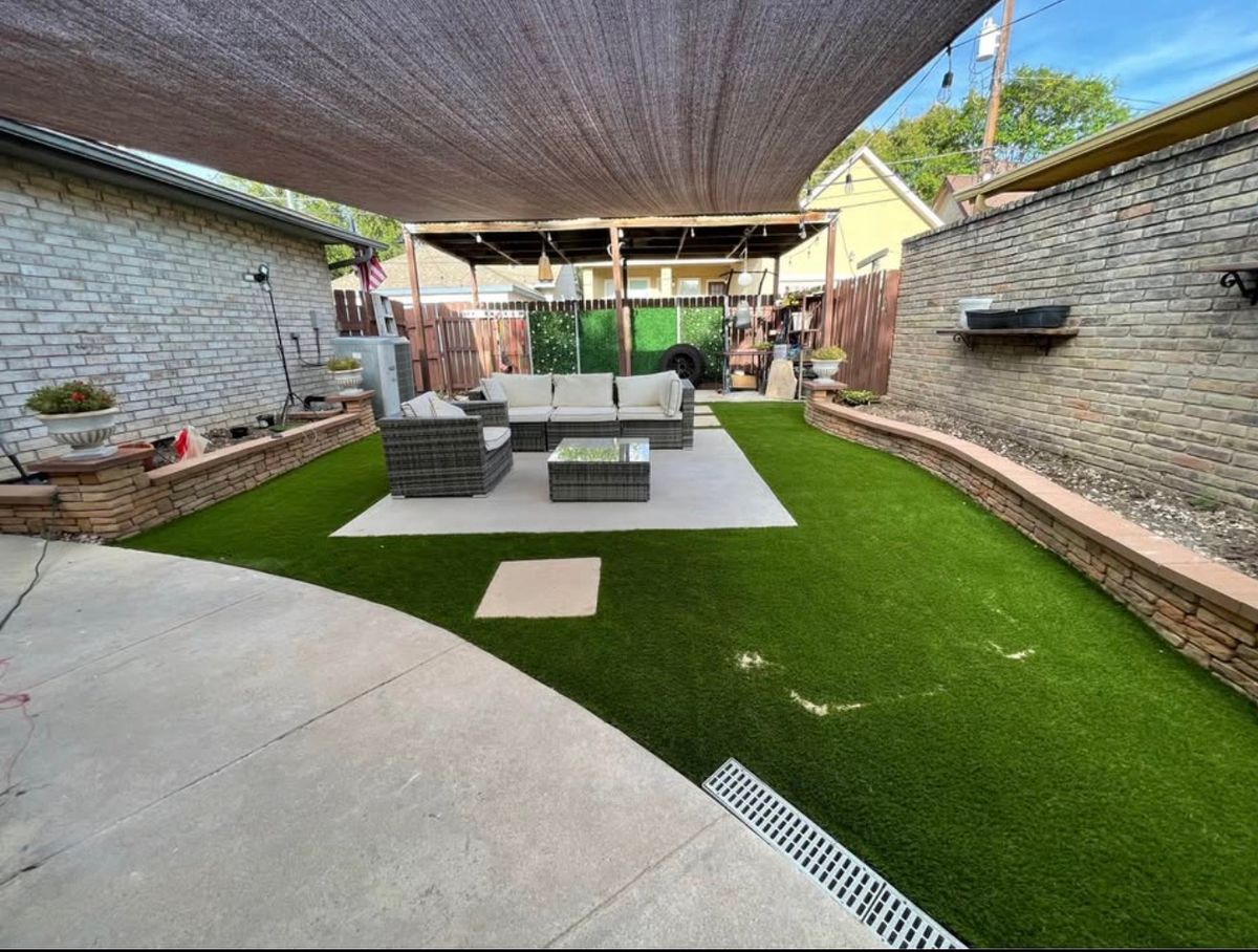 Turf Installation for Creative Edge Co. in San Antonio, TX