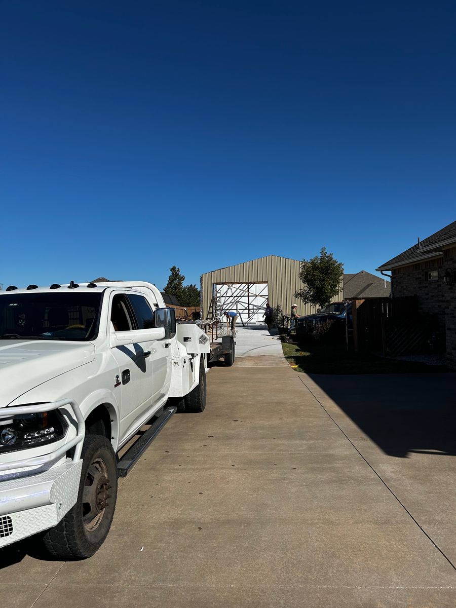 Oklahoma Residential Steel Buildings ( shops, Barndominiums, add-ons) for A-N-H Construction LLC in Oklahoma City, OK