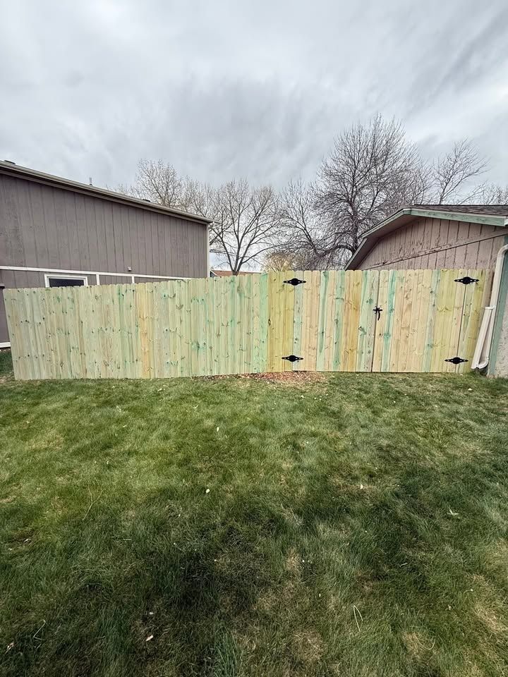 Residential Fence for DS Industries in Gillette, WY