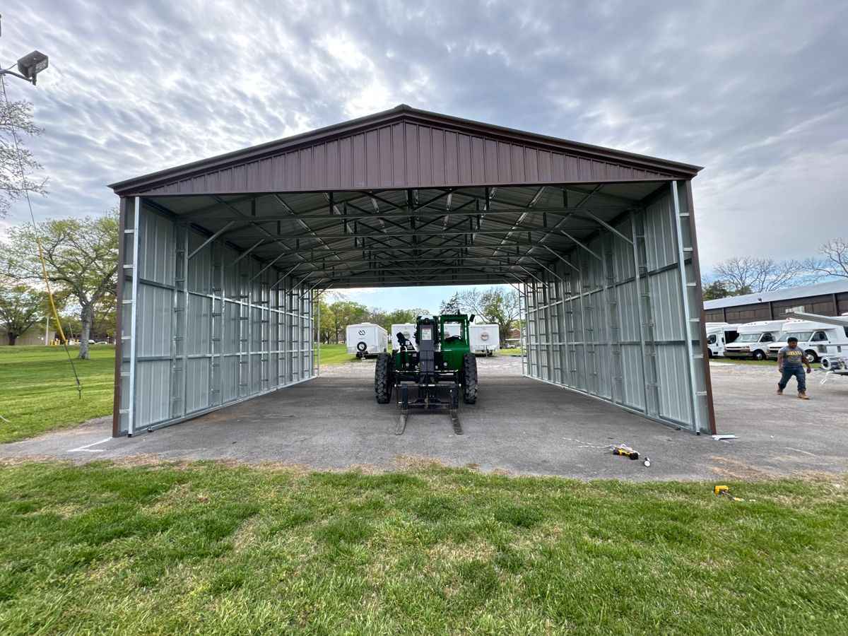 RV Storage for Elite Custom Metal Structures in Belmont, MS