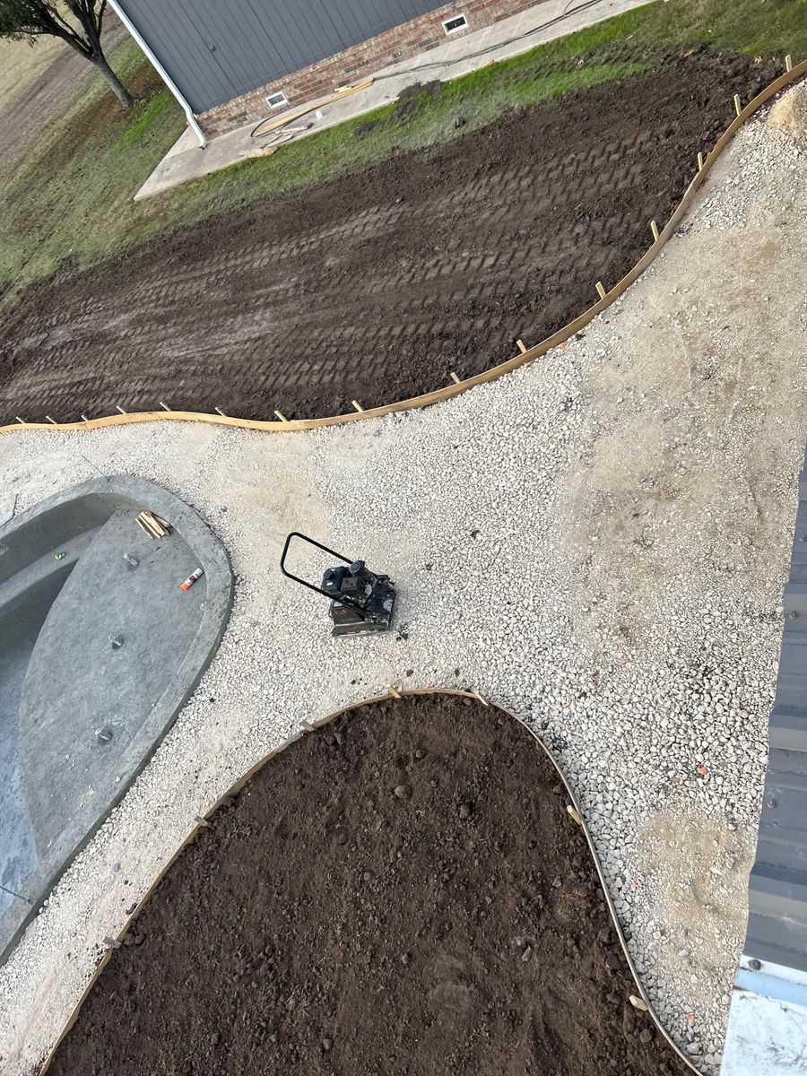 Excavation for Westbound Pools & Construction in Mustang, OK