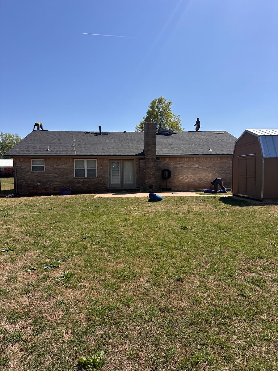 Roofing for Triple C Improvements in Carnegie, OK