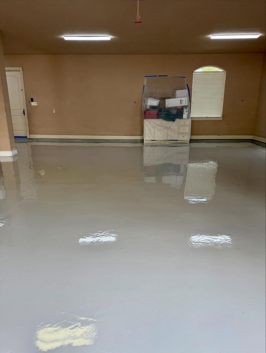 Solid Color System Epoxy for Imperial Wood & Epoxy Flooring in Houston, TX