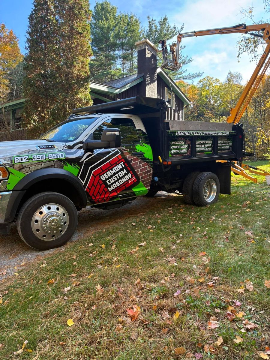 Masonry Restoration for Vermont Custom Masonry, LLC in Chittenden County, VT