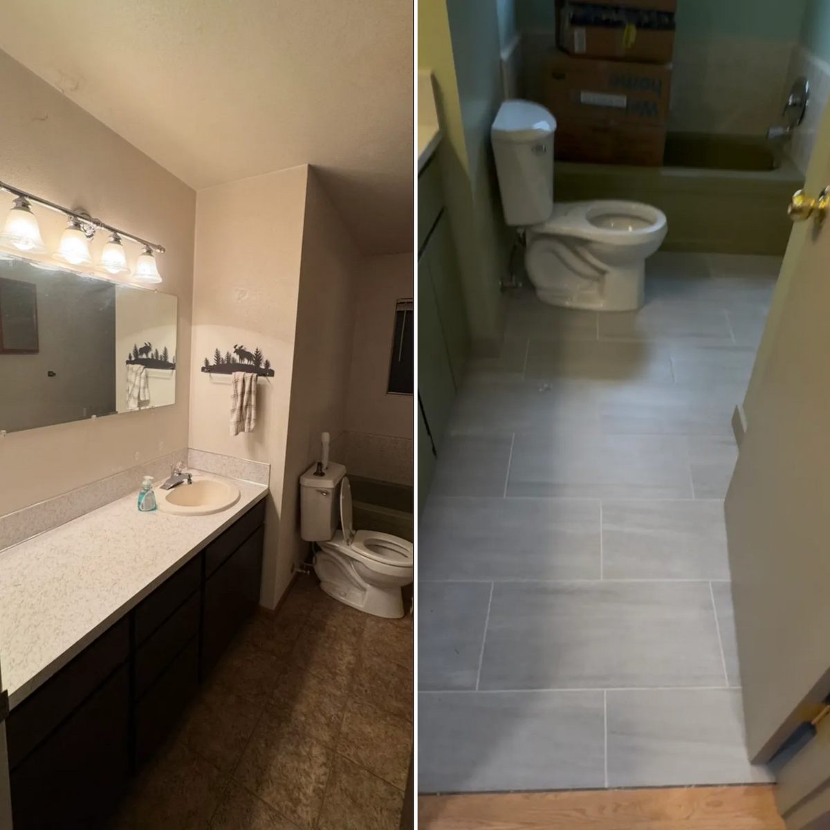 Bathroom Renovation for Trinity Painting & Construction in Douglas County, OR