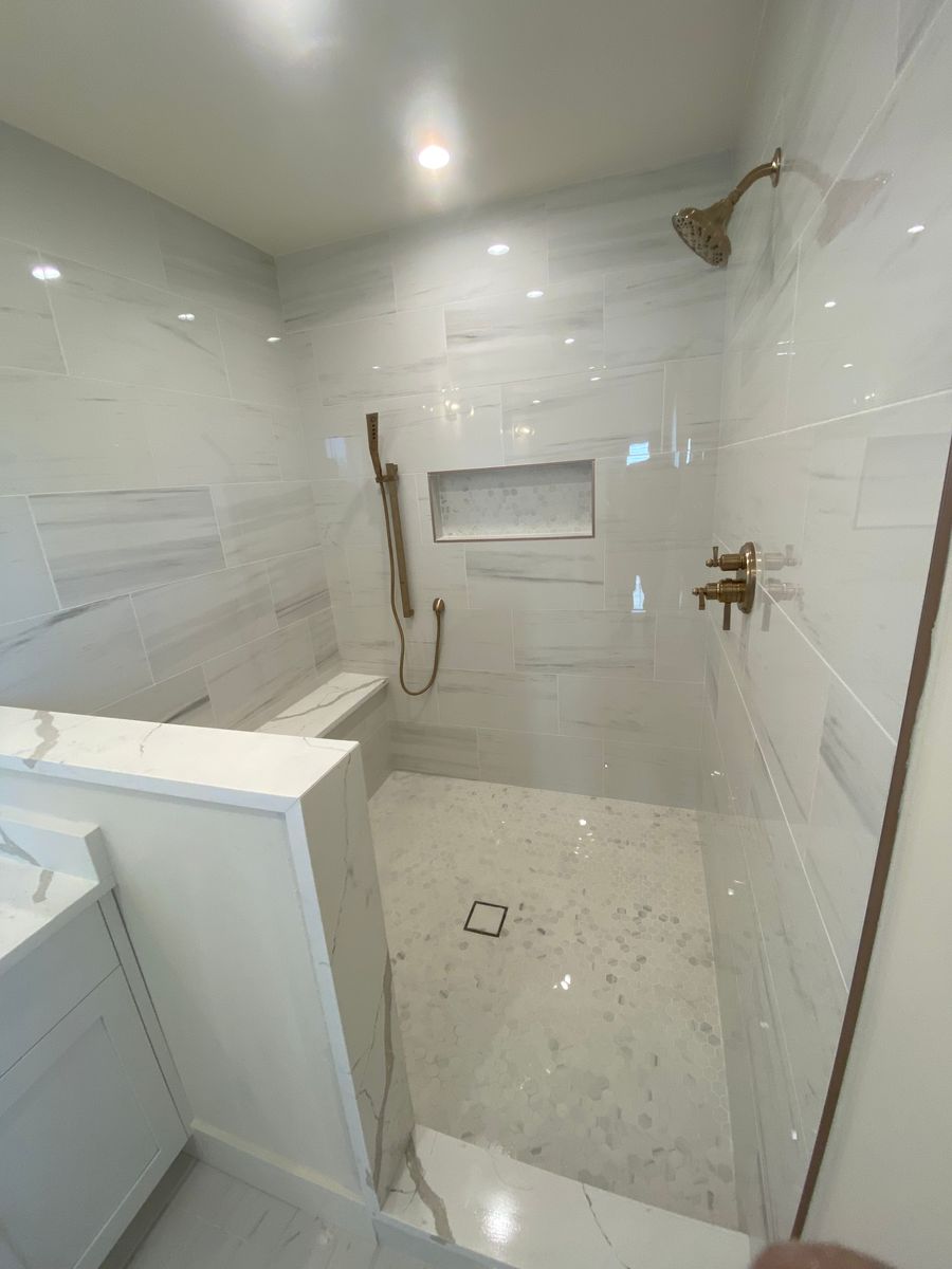 Custom Tile Installation for Northern Tile in Richmond, MI