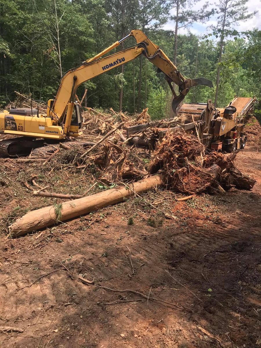 Demolition for Brown & Sons Grading in Danielsville, GA