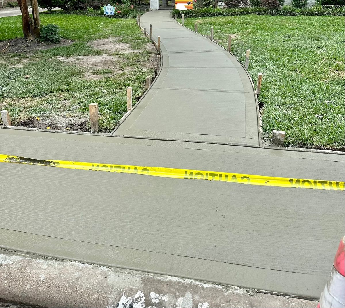 Walkways for BigTex Concrete Construction in Houston, TX