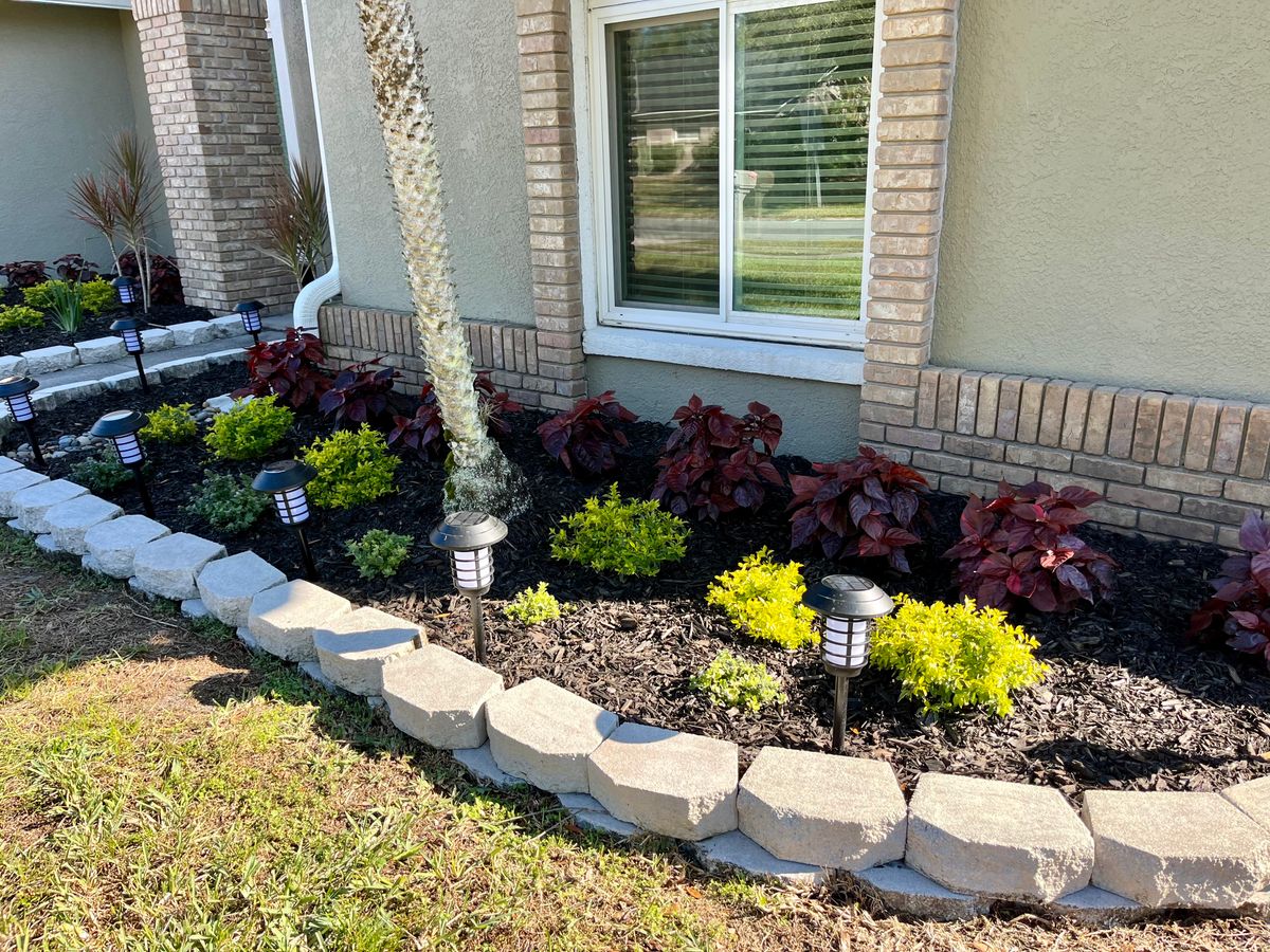 Mulch Installation for Verimay's Garden and Landscaping in Hillsborough County, FL