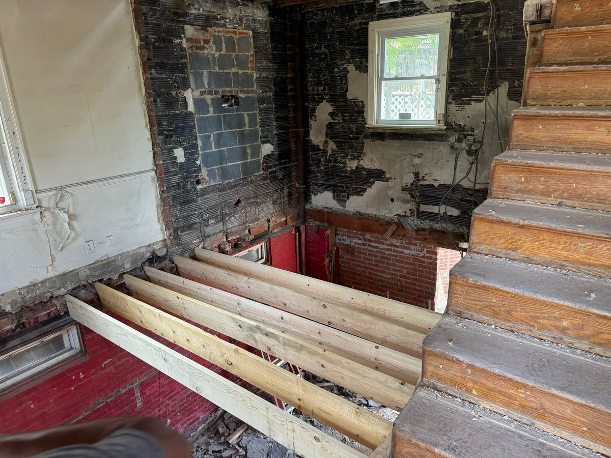 Framing for Ellery Contracting in Washington, DC