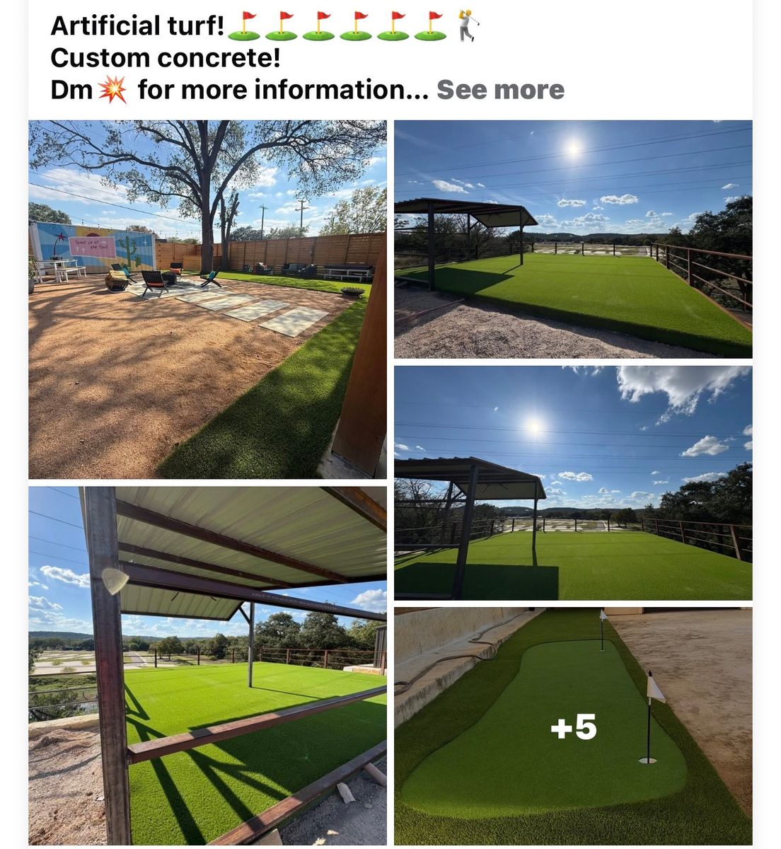 Turf Installation for Creative Edge Co. in San Antonio, TX