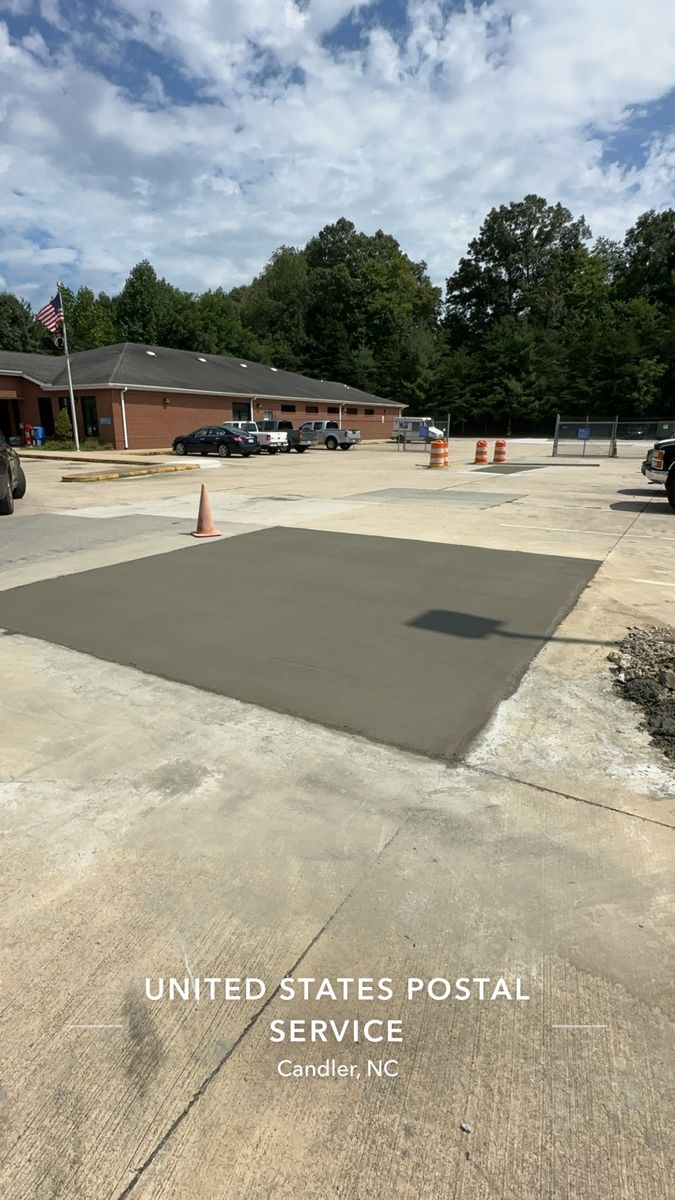 Concrete Slab Construction for Stines and Company  in Rutherfordton, NC
