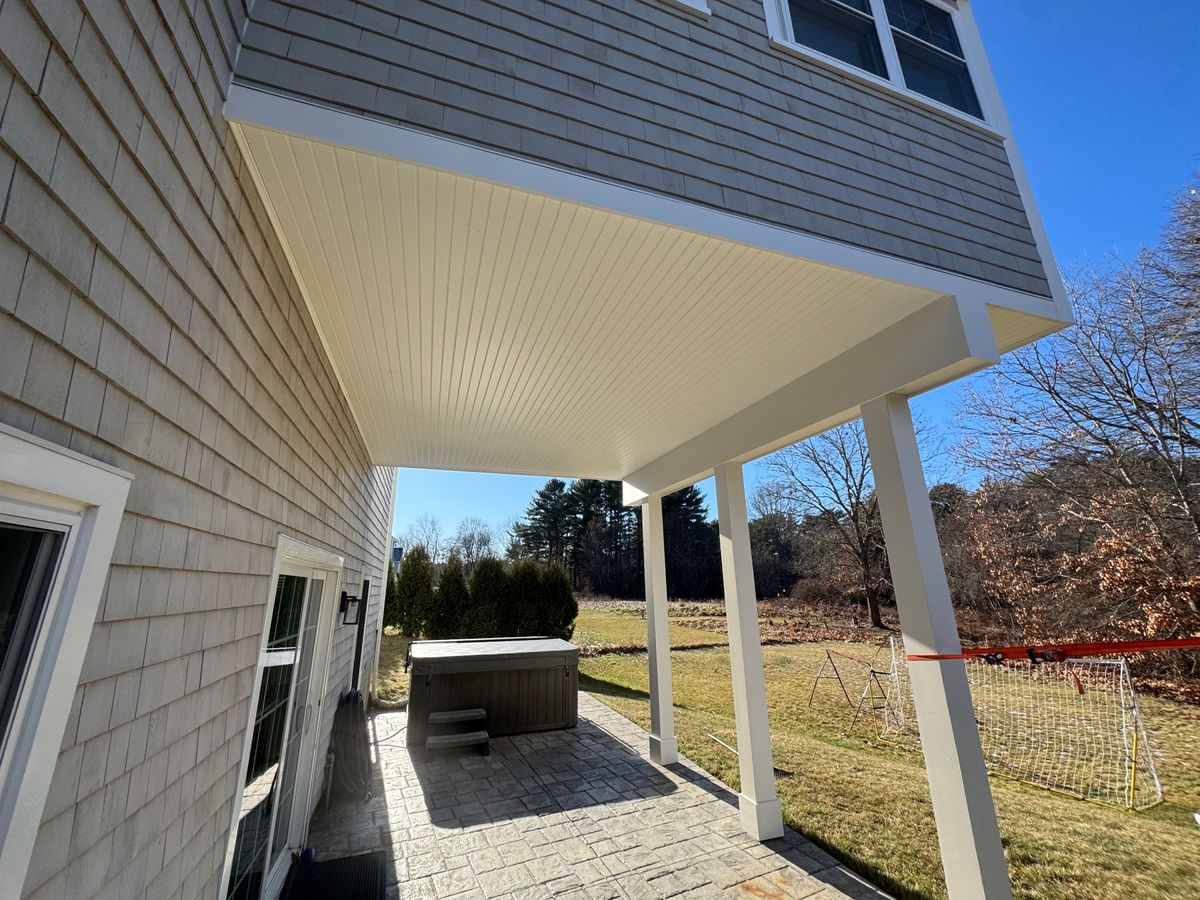 Deck Construction for Belfort Builders in Kingston, MA
