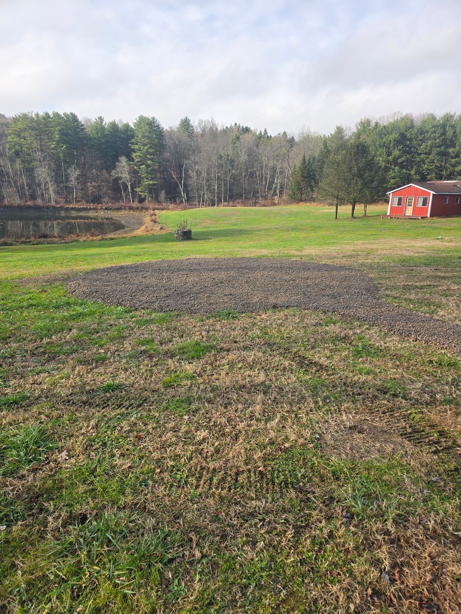 Yard Restoration And Finish Grading for Down Home Landscaping in Stillwater, PA