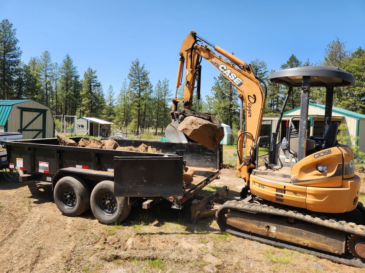 Debris Removal for Model A Excavating in Spokane Valley, WA