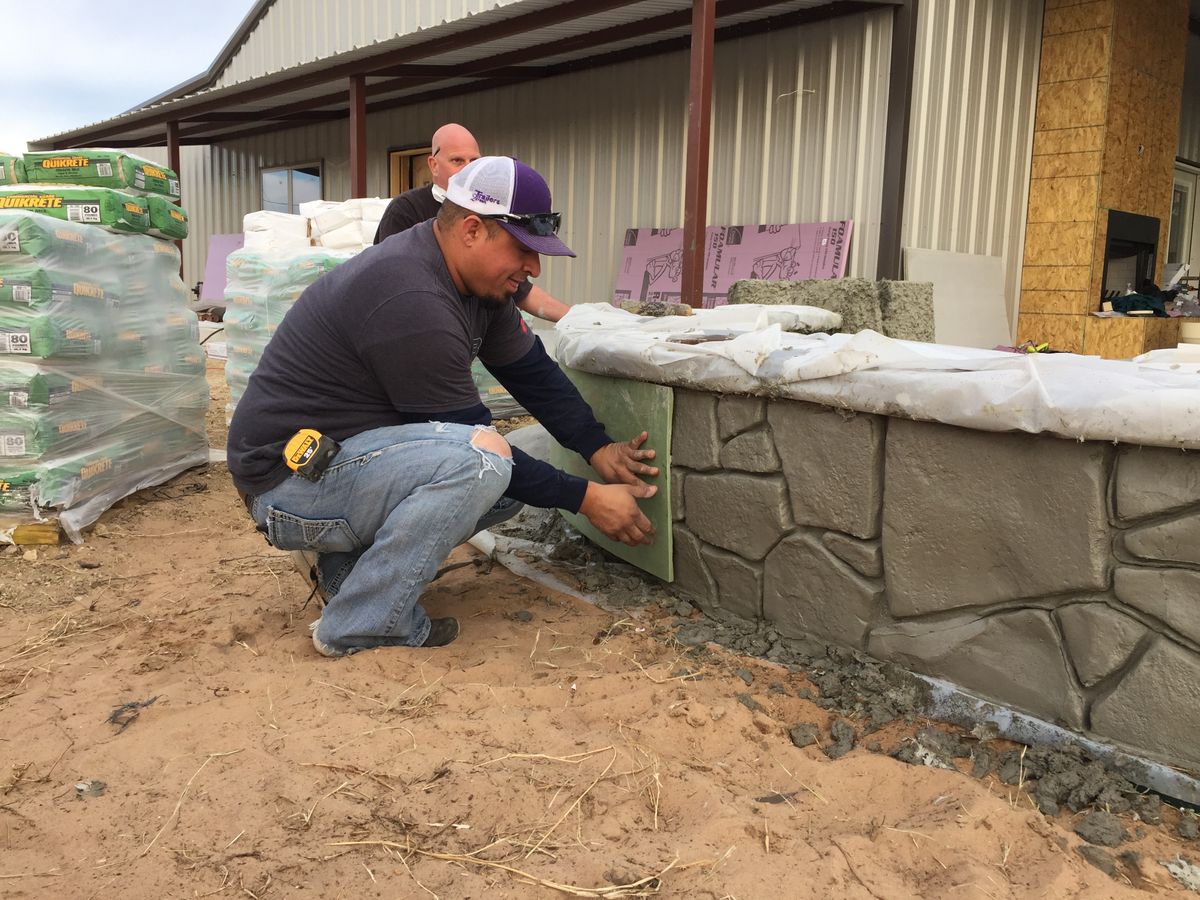 Concrete Resurfacing for Texas Curb N Borders in Houston, TX