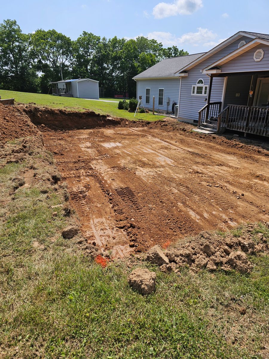 Land Grading for Walker Excavation in Tazewell, TN