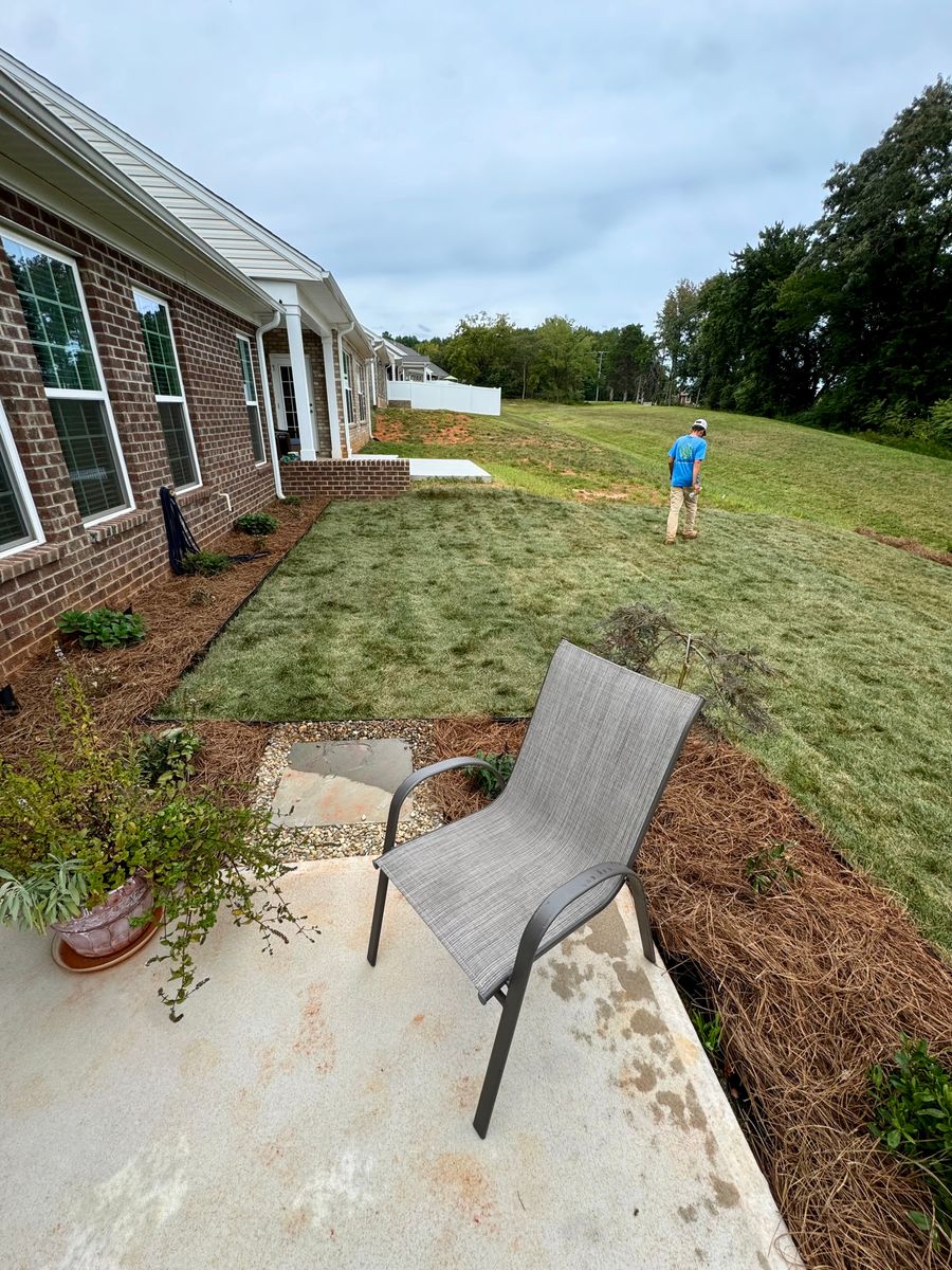 Sod Installation for Malboeuf Landscaping, Inc in Kernersville, NC