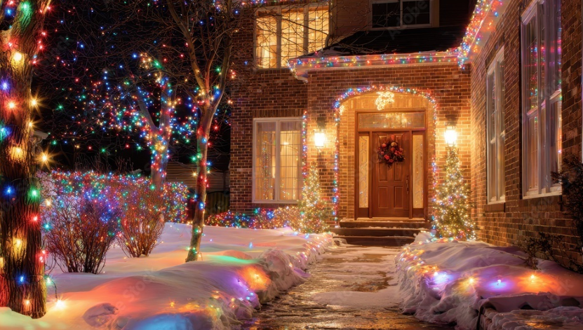 Christmas Lights Installations for Blueprint Electric in Los Angeles County, CA