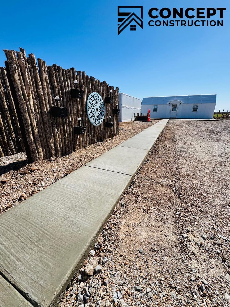 Concrete Slab Construction for Concept Construction in Vernon, TX