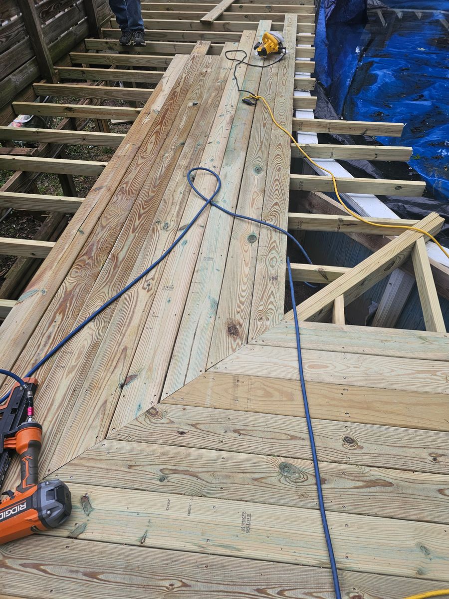 Decking for A&D Home Improvements in Cleveland, TN