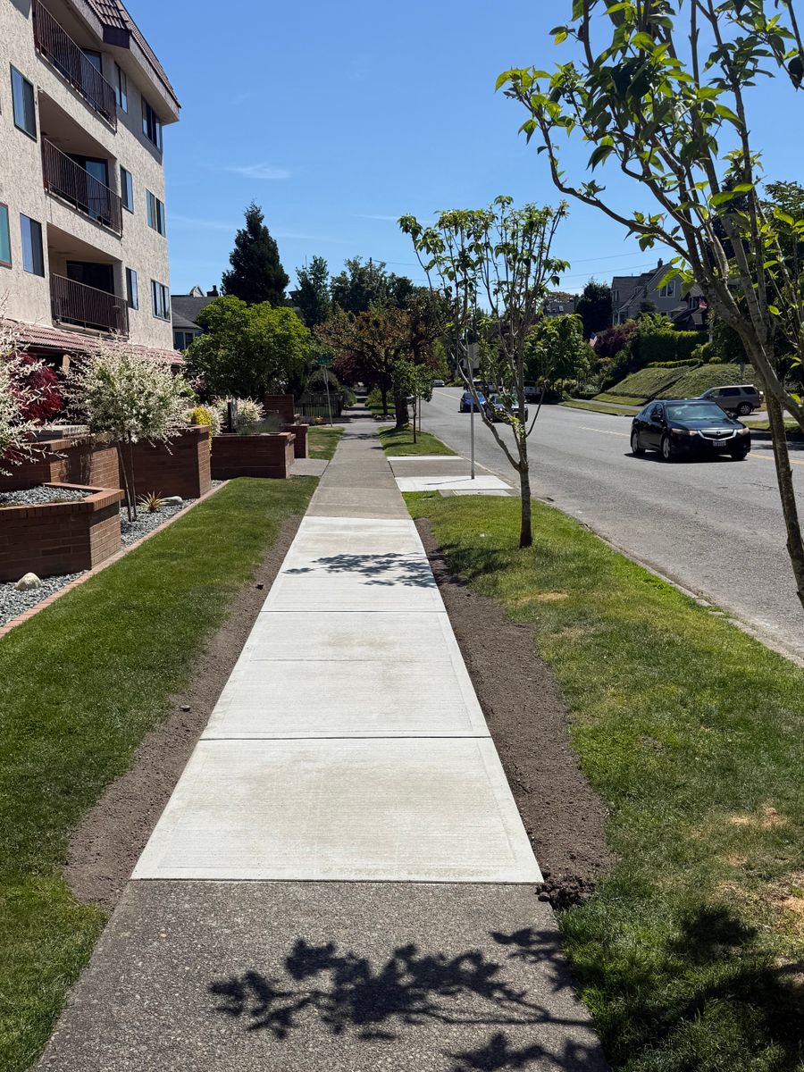 Sidewalk Installation for Inline NW in Graham, WA