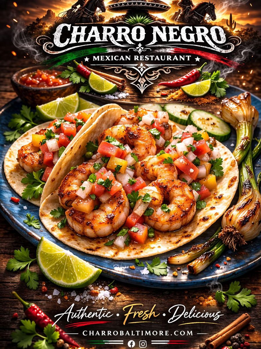 Taqueria Charro Negro for Charro Negro Mexican Restaurant in Baltimore, MD