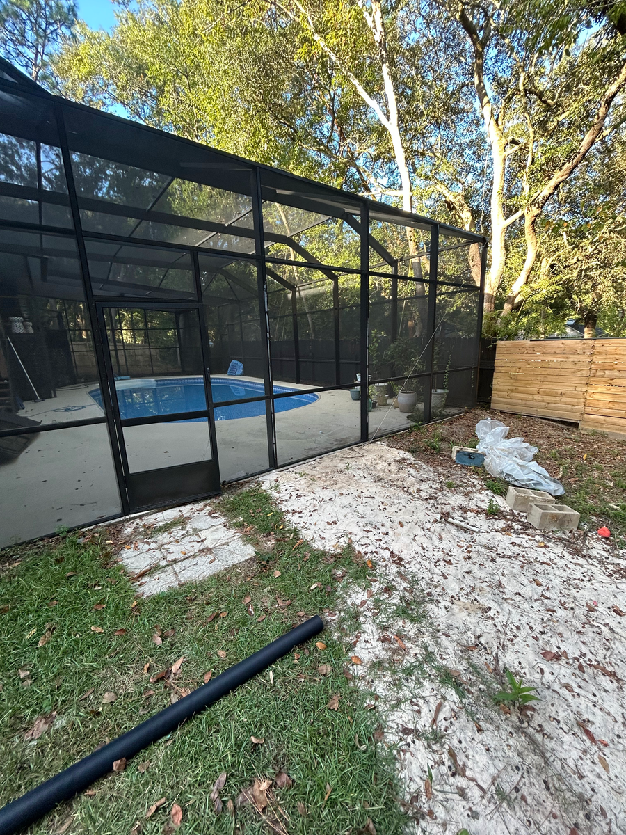 Pool Cage Repairs for Precision Exterior Enterprises in Pensacola, FL