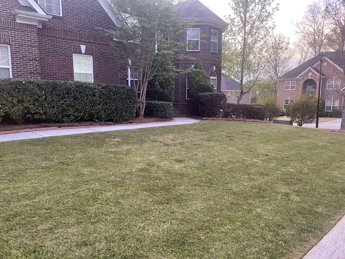 Mowing for Aries Lawnscapes in Atlanta, GA