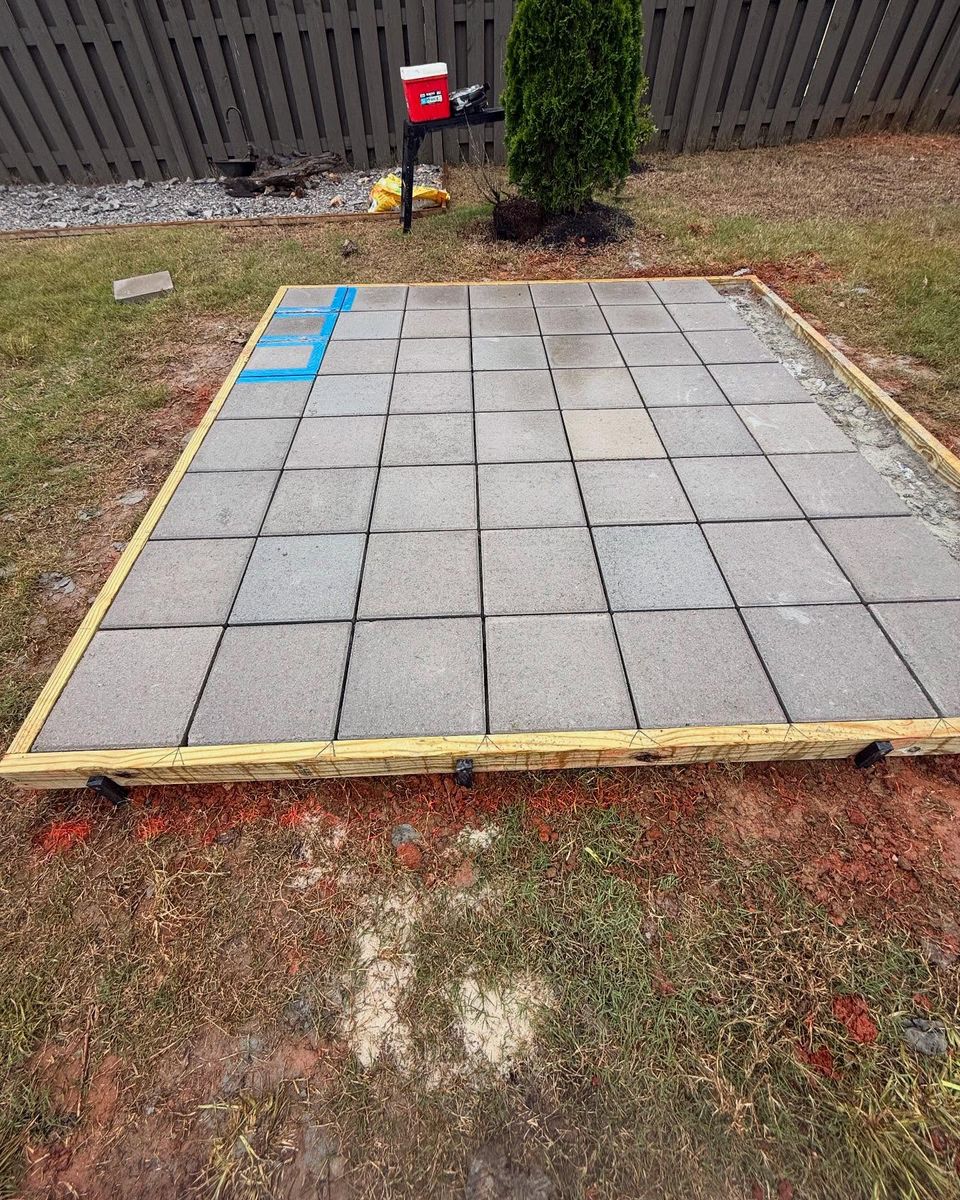 Patio Design & Installation for Tavarez Designs LLC in Huntsville, AL