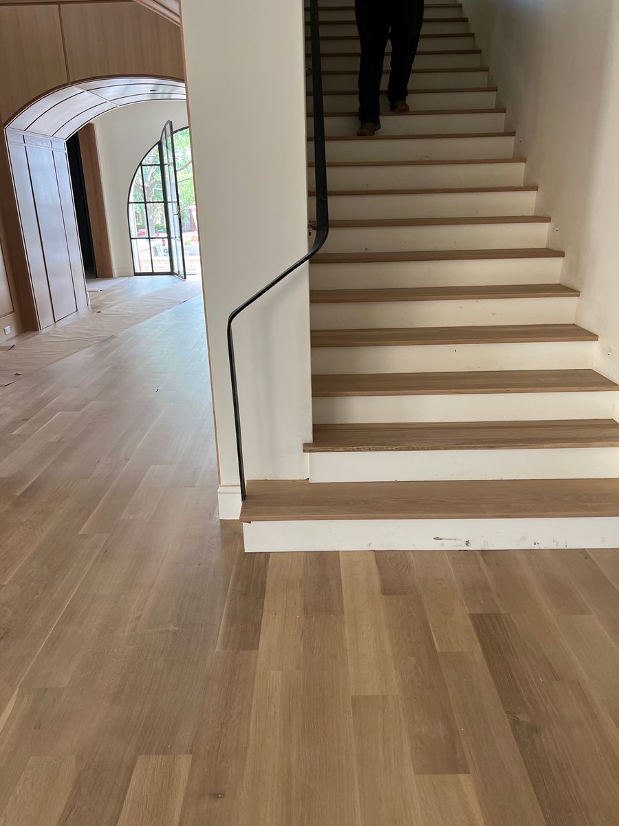 Wood Stairs for Cross Iron Stairs LLC in Little Elm, TX
