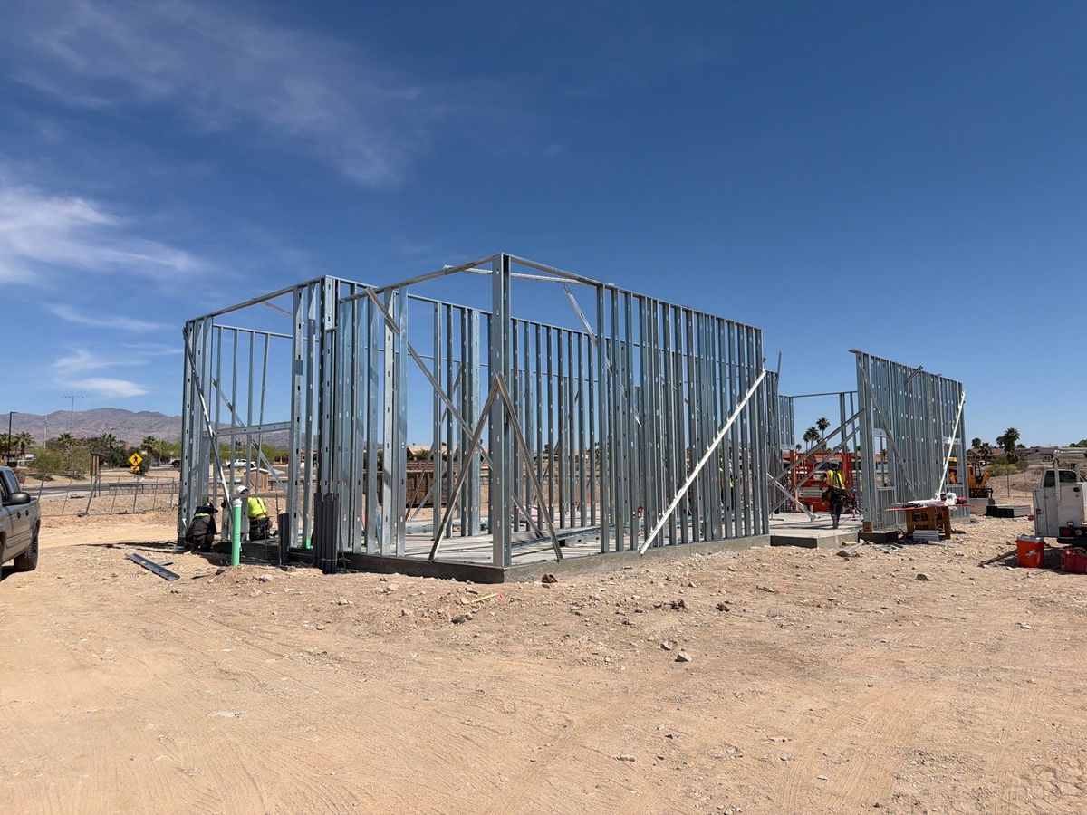 Framing for Ant Farm Construction in Kingman, AZ