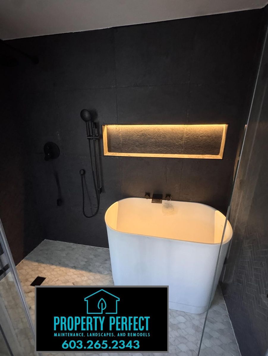 Bathroom Remodel for Property Perfect LLC in Goffstown, NH