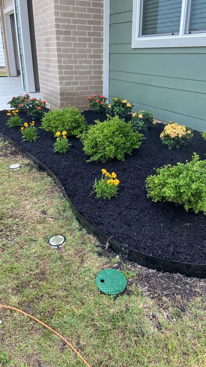 Landscape Installation for Pina Landscaping in Austin, TX