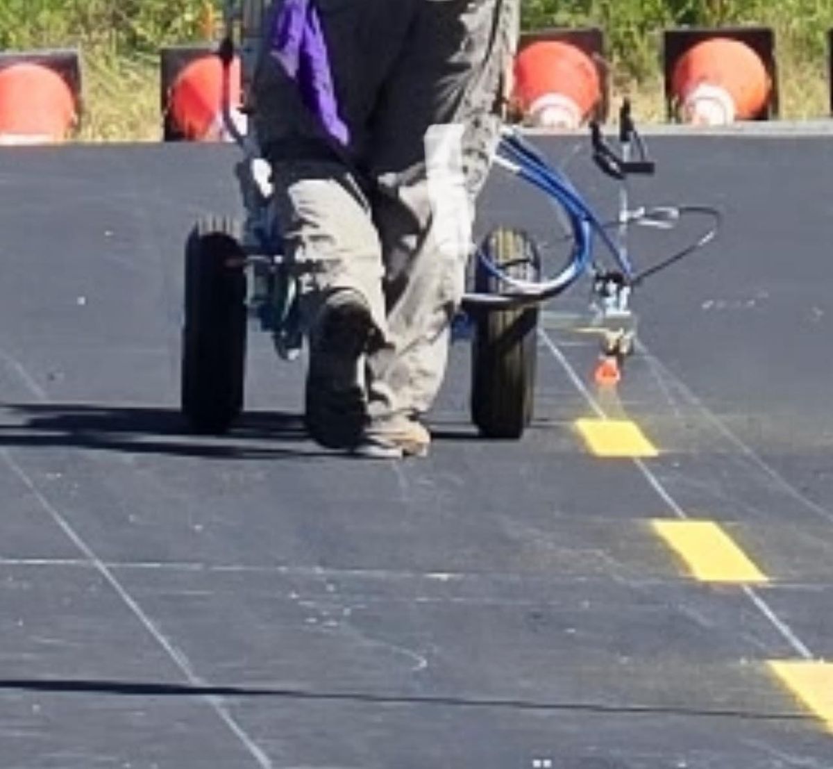 Striping for Payne's Pavement Marking in Warrenton, VA