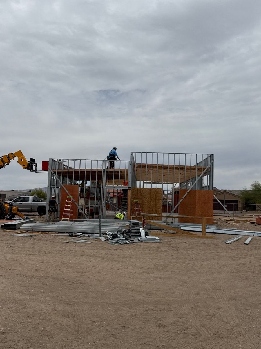 Framing for Ant Farm Construction in Kingman, AZ
