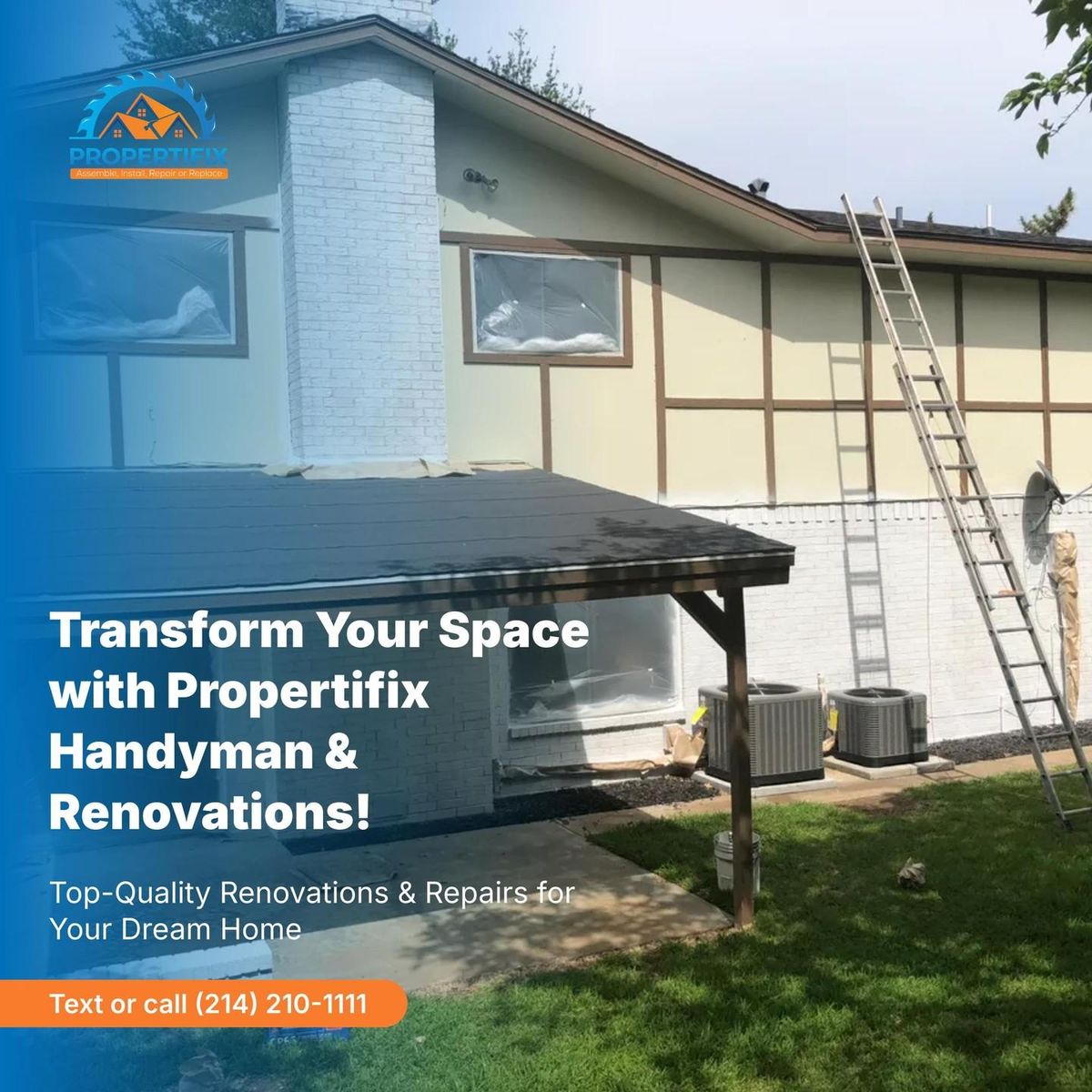 Full Property Renovations & Remodeling for Propertifix Handyman & Property Repair Services Near You in Dallas–Fort Worth in Lancaster, TX