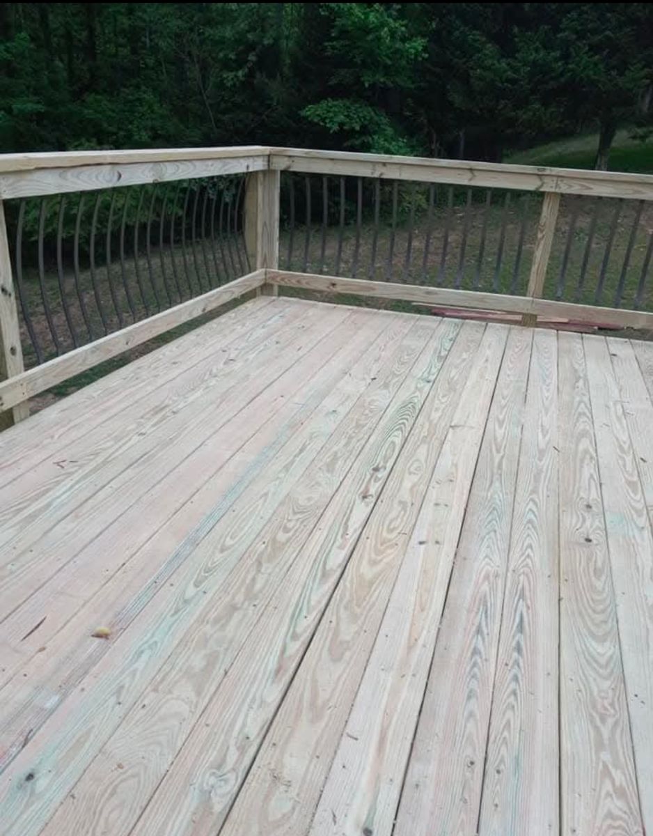 Deck Construction for All Out Construction in Atlanta, GA