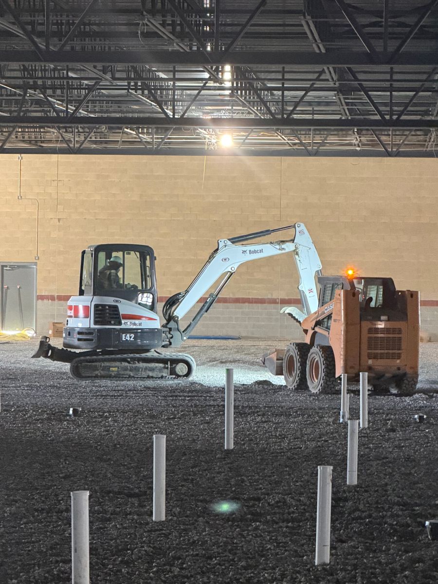 Site Preparation for Double C Plumbing & Excavation in Tremonton, UT