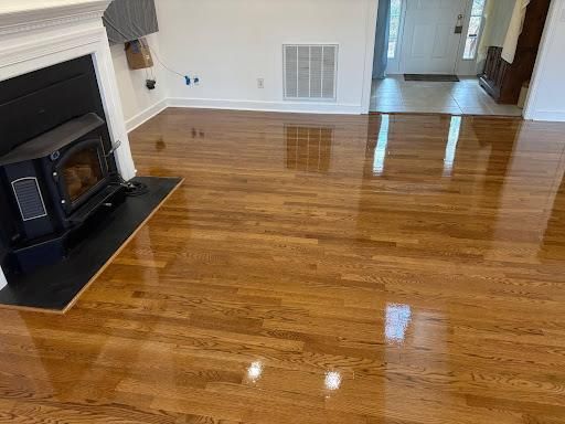 Refinishing hardwood flooring for Jason Tench Flooring LLC in Richmond, VA