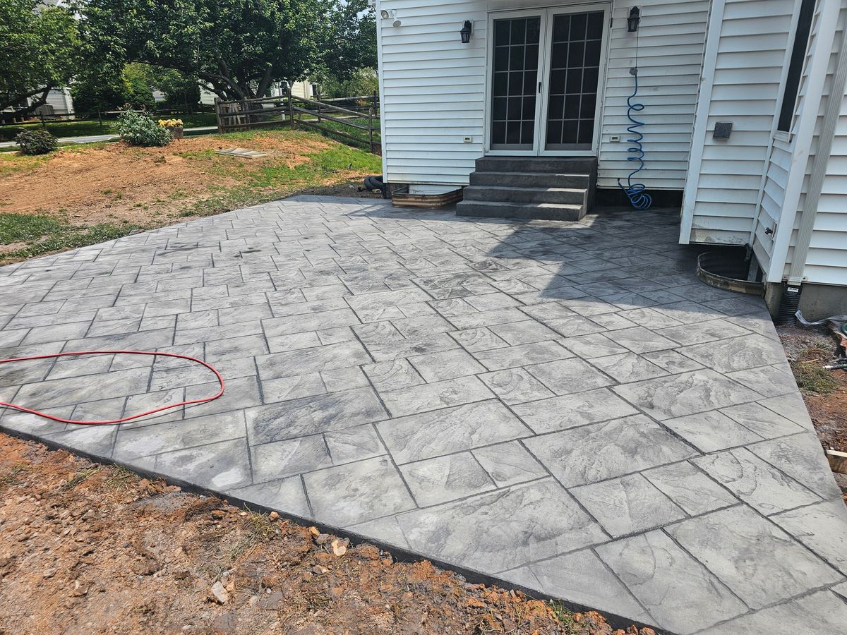 Concrete Slab Construction for C&T Concrete in Frederick, MD