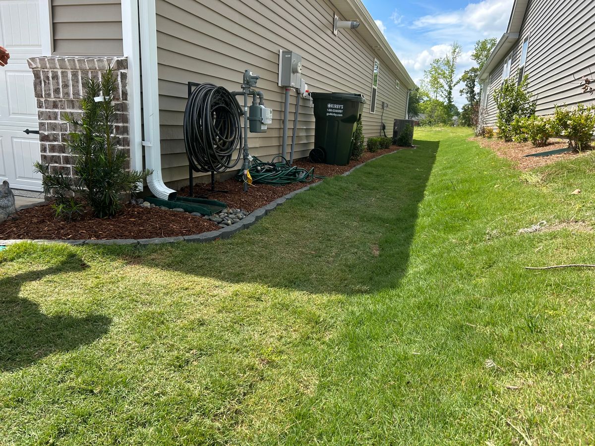 Mulch Installation for Upstate Precision Landscaping in Moore, SC