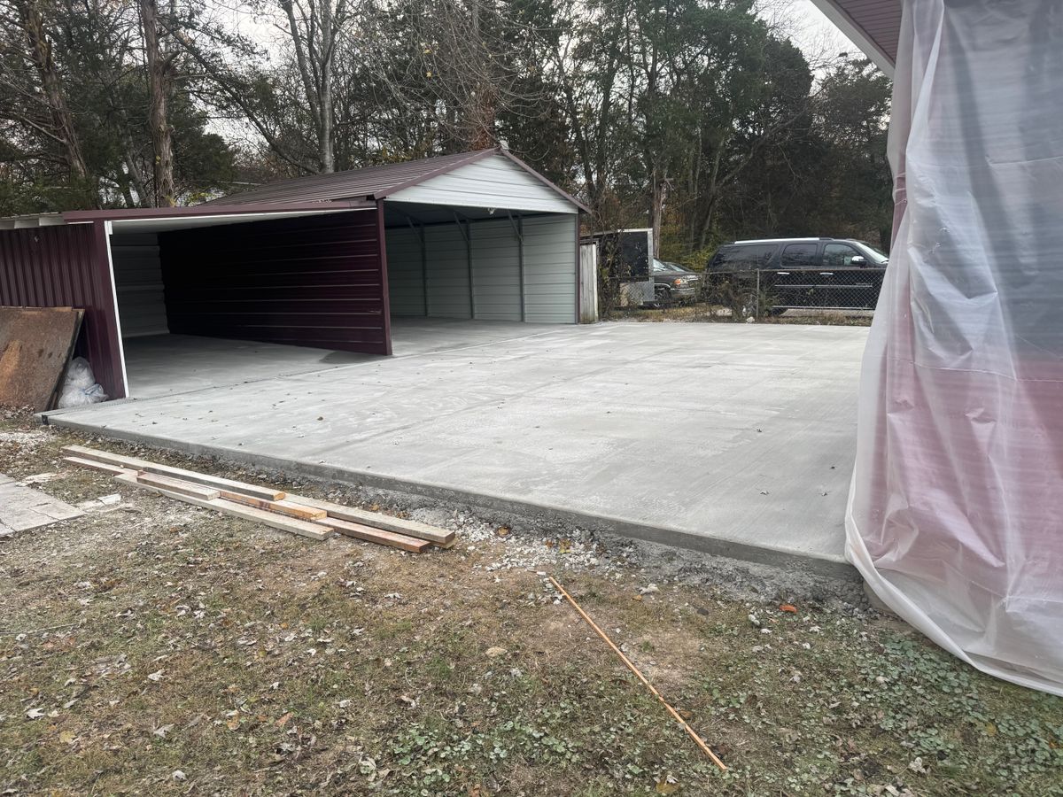 Concrete for Tavarez Designs LLC in Huntsville, AL