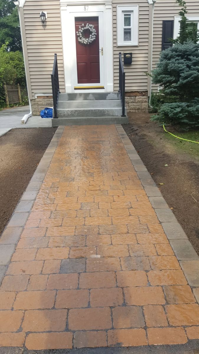 Custom Stonework for Evolution Earthscapes, LLC in Ludlow, MA