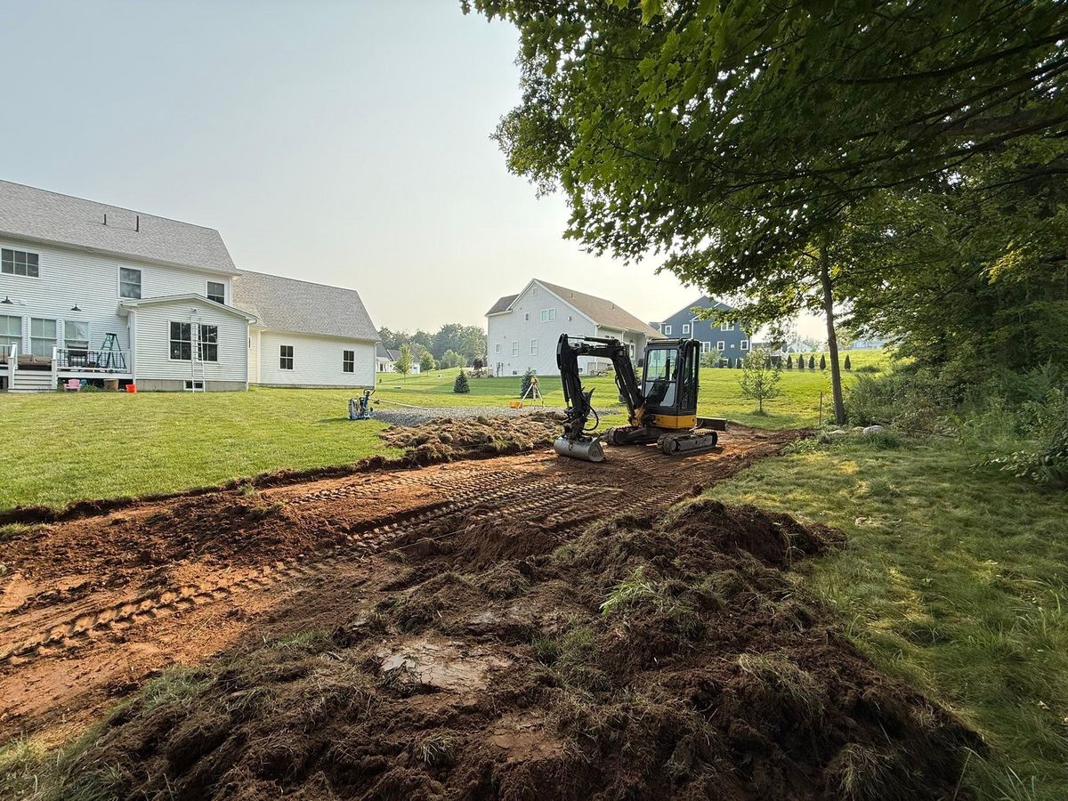 Land Clearing & Yard Expansion for Lennon Land Management in Suffield, CT